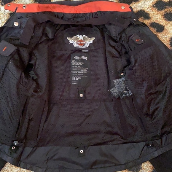 Harley Davidson Women's FXRG motorcycle Riding Jacket size 4-6 - Picture 13 of 16